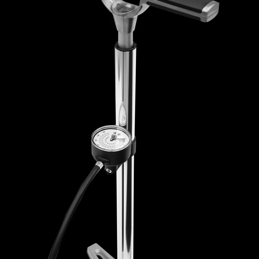 Standpumpen*Crankbrothers Klic Floor Pump Analog Silver