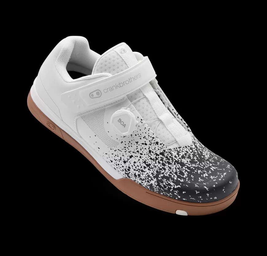 Mallet | Mallet Clip-in*Crankbrothers Mallet BOA® Clip-In Shoes - Black/White Splatter Black/WhiteSplatter