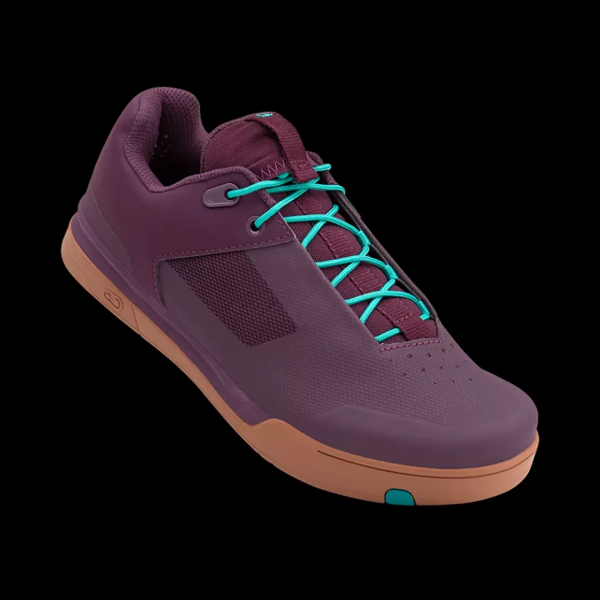 Mallet | Mallet Clip-in*Crankbrothers Mallet Lace Clip-In Shoes - Purple/Gum