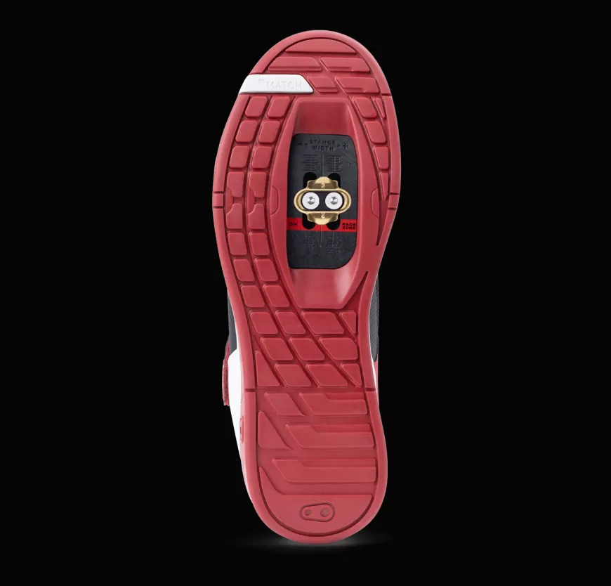 Mallet | Mallet Clip-in*Crankbrothers Mallet Speed Lace Clip-In Shoes - Classics Edition Red/Black/White