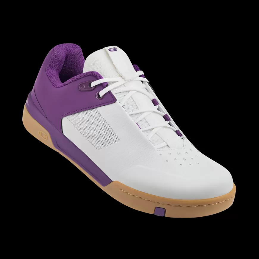 Stamp | Stamp Flat*Crankbrothers Stamp Lace Flat Shoes - Bernard Kerr Edition White/Purple/Gum