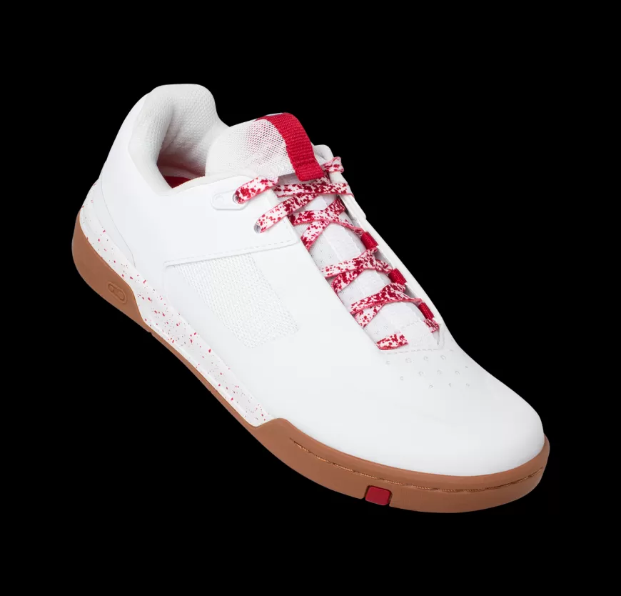 Stamp | Stamp Flat*Crankbrothers Stamp Lace Flat Shoes - White/Red Splatter RedSplatter